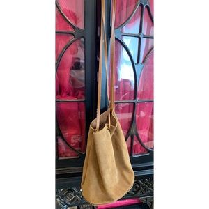 Urban Outfitters suede bucket bag